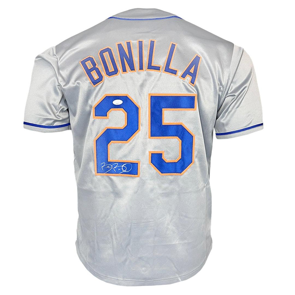Bobby Bonilla Signed New York Grey Baseball Jersey (JSA)