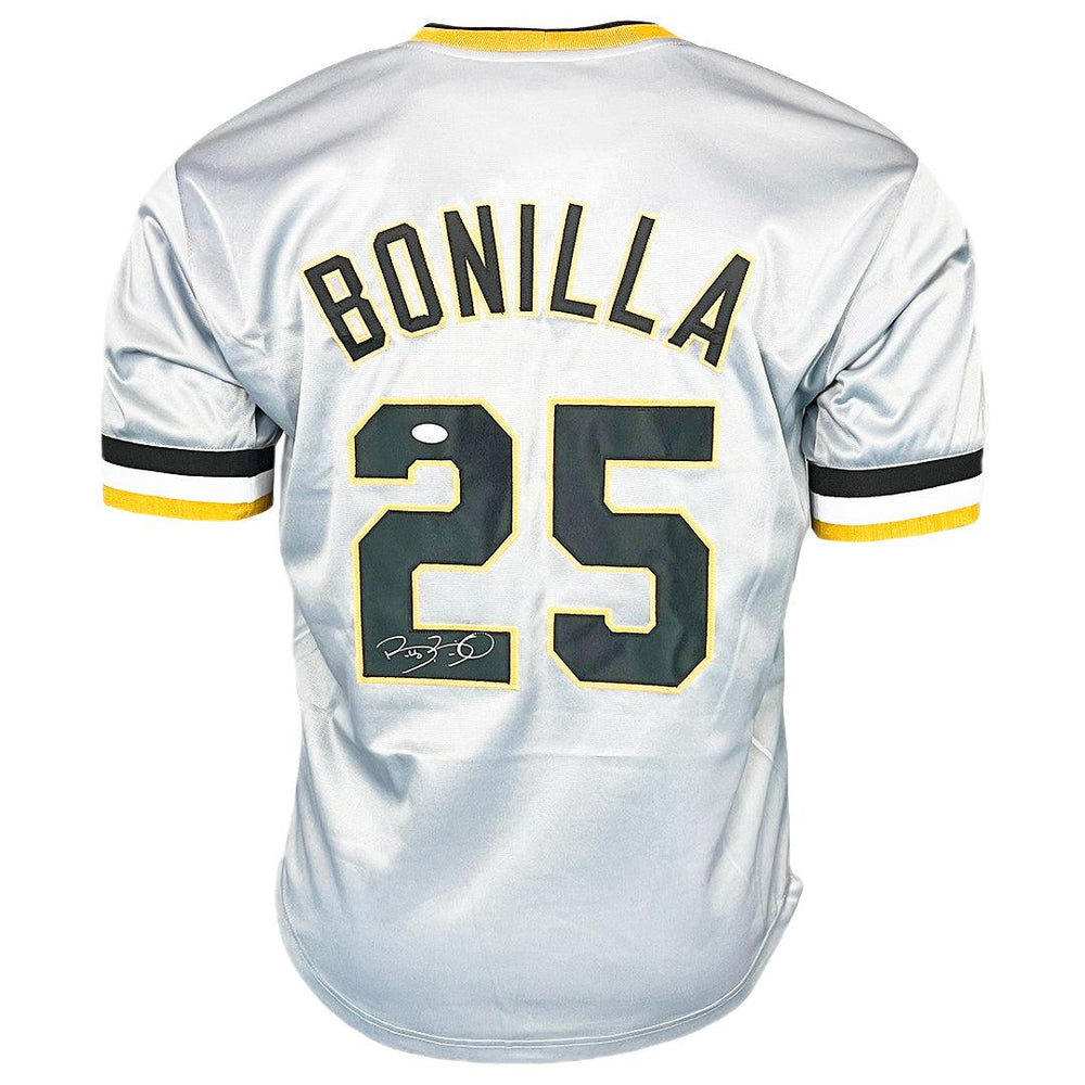 Bobby Bonilla Signed Pittsburgh Grey Baseball Jersey (JSA) - RSA