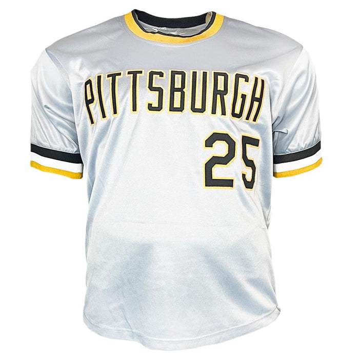 Bobby Bonilla Signed Pittsburgh Grey Baseball Jersey (JSA) - RSA