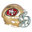 Matt Breida Signed San Francisco 49ers Speed Mini Football Helmet (JSA)