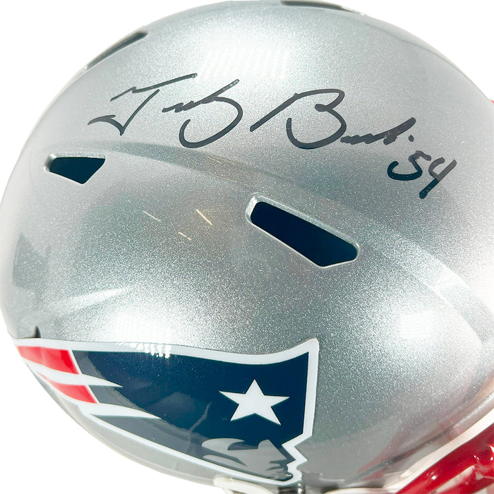 Tedy Bruschi Signed New England Patriots Speed Full-Size Replica Football Helmet (Beckett)