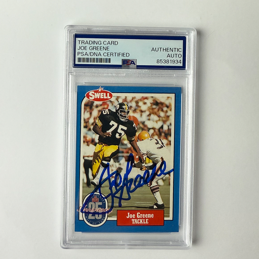 Joe Greene Signed 1990 Swell #142 PSA Auto Authentic