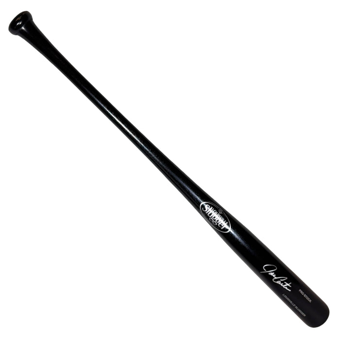 Joe Carter Signed Louisville Slugger Official MLB Black Baseball Bat (JSA)