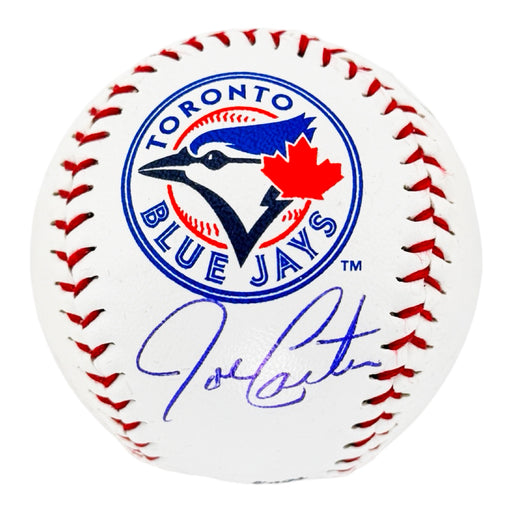 Joe Carter Signed Rawlings Official Major League Blue Jays Logo Baseball (JSA)