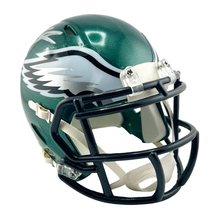 Jalen Carter Signed Philadelphia Eagles Speed Mini Football Helmet (Beckett)
