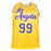 Chevy Chase Fletch Signed Los Angeles Yellow Basketball Jersey (Beckett)