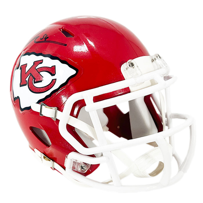 Leo Chenal Signed Kansas City Chiefs Speed Mini Football Helmet (Becke ...