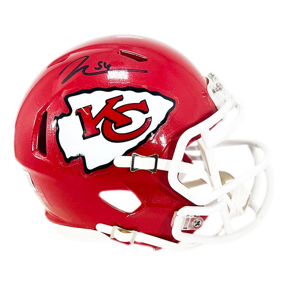 Kansas City Chiefs Leo Chenal Signed Chiefs FLASH Mini Speed Replica H