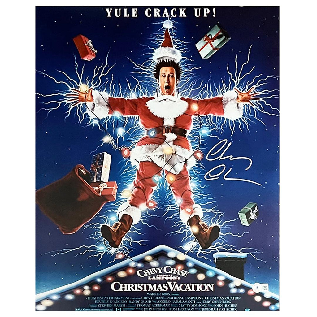 Chevy Chase Signed National Lampoon's Christmas Vacation Jersey (Beckett)