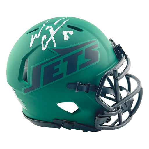 Wayne Chrebet Signed New York Jets Rave Mini Football Helmet (Beckett)