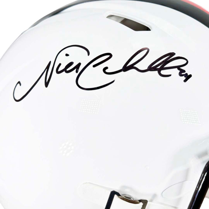 Nick Chubb Signed Cleveland Browns Authentic Alternate Speed Full-Size Football Helmet (Beckett)