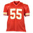 Frank Clark Unsigned Kansas City Red Football Jersey