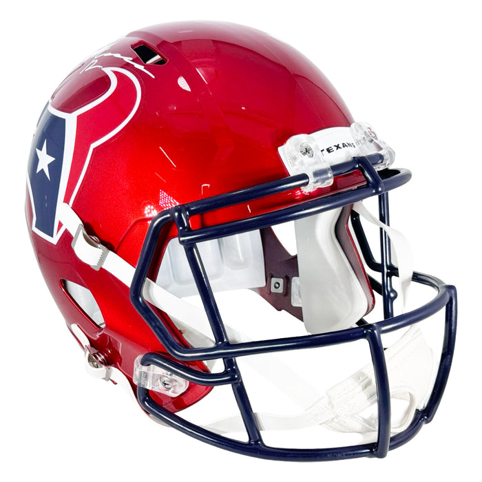 Nico Collins Signed Houston Texans Alt Speed Full-Size Replica Football Helmet (Beckett)