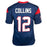 Nico Collins Signed Houston Navy Football Jersey (Beckett)