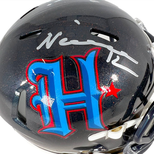 Nico Collins Signed Houston Texans H-Town Alternate Mini Football Helmet (Beckett)