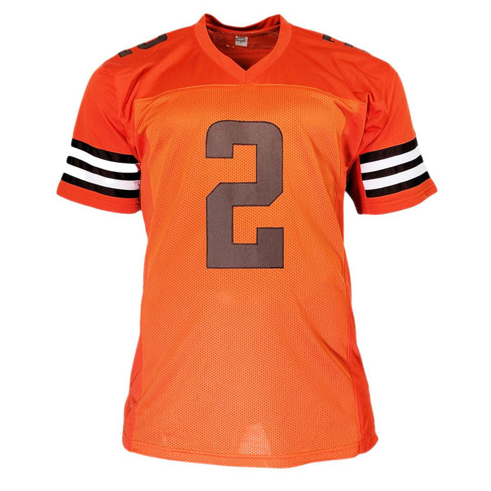 Amari Cooper Signed Cleveland Orange Football Jersey JSA