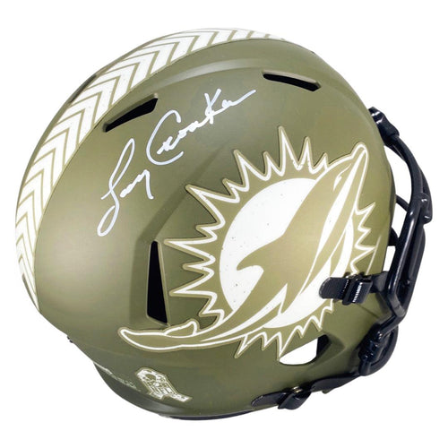 Larry Csonka newest autographed mini helmet