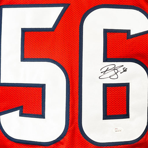 Brian Cushing Signed Houston Red Football Jersey (JSA)