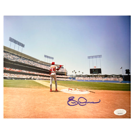 Eric Davis Signed Cincinnati Pose 1 Baseball 8x10 Photo (JSA)