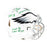 Brian Dawkins Signed Multi-Inscription Philadelphia Eagles Authentic Flat White Speed Full-Size Football Helmet (JSA) - RSA