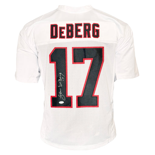 Steve DeBerg Signed Atlanta White Football Jersey (JSA)