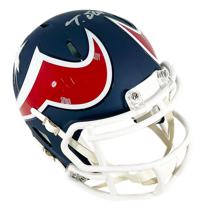 Nathaniel Tank Dell Signed Houston Texans Eclipse Speed Mini Football — RSA