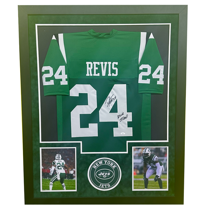 Darrelle revis signed store jersey