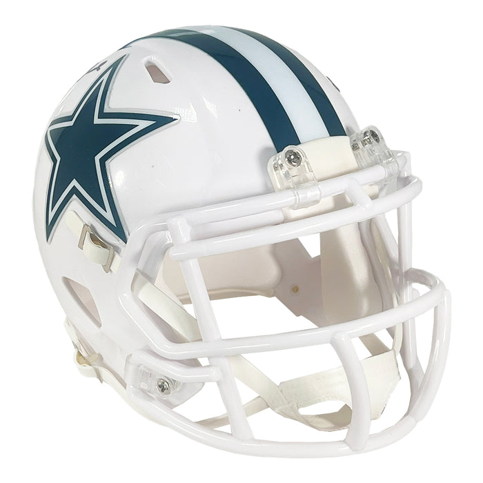 Rico Dowdle Signed Dallas Cowboys Speed Alt 2022 Mini Football Helmet (JSA)