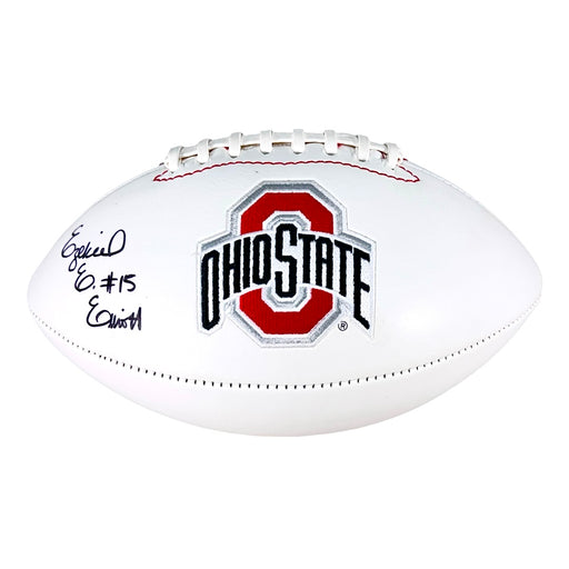 Ezekiel Elliott Signed Ohio State Buckeyes Official NCAA Team Logo Football (JSA)