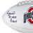 Ezekiel Elliott Signed Ohio State Buckeyes Official NCAA Team Logo Football (JSA)