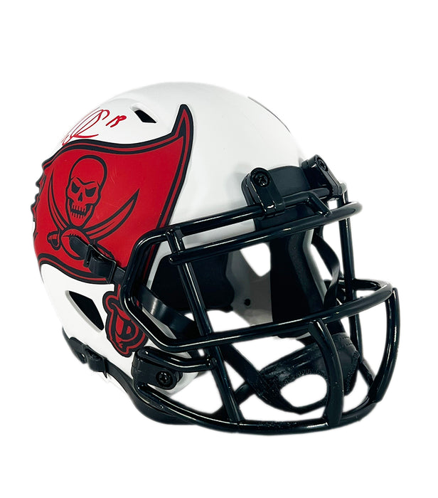 Mike Evans Signed Tampa Bay Buccaneers Lunar Eclipse Speed Mini Football Helmet (Beckett)