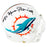 Marv Fleming Signed Miami Dolphins Speed Mini Football Helmet (JSA)