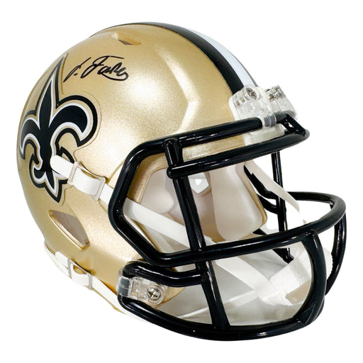 Isaiah Foskey Signed New Orleans Saints Speed Mini Football Helmet (JSA)