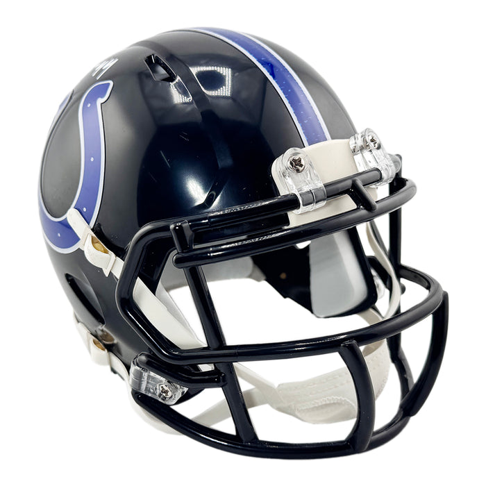 Zaire Franklin Signed Indianapolis Colts Alt 2023 Speed Mini Football Helmet (Beckett)