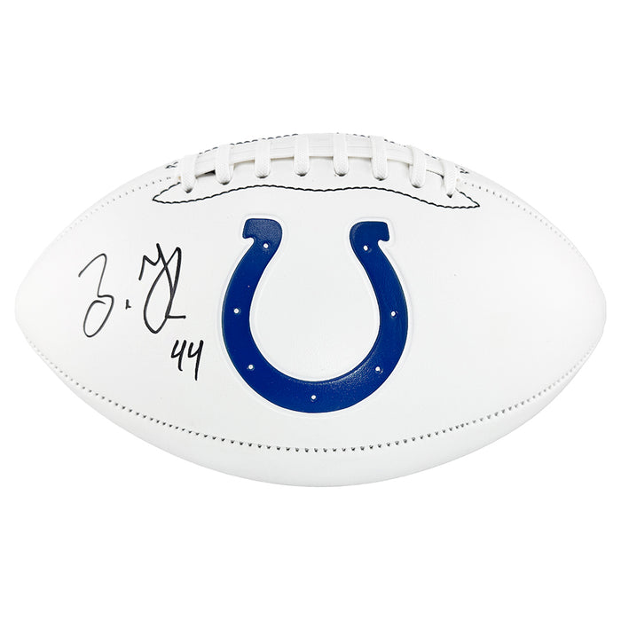 Zaire Franklin Signed Indianapolis Colts Official NFL Team Logo Football (Beckett)