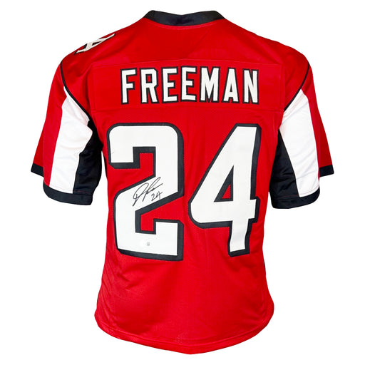 Devonta Freeman Signed Atlanta Red Football Jersey Beckett RSA