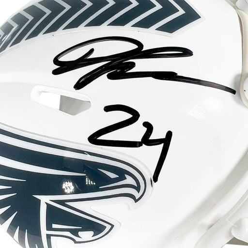 Devonta Freeman Signed Atlanta Falcons Salute to Service 2024 Mini Football Helmet (Beckett)