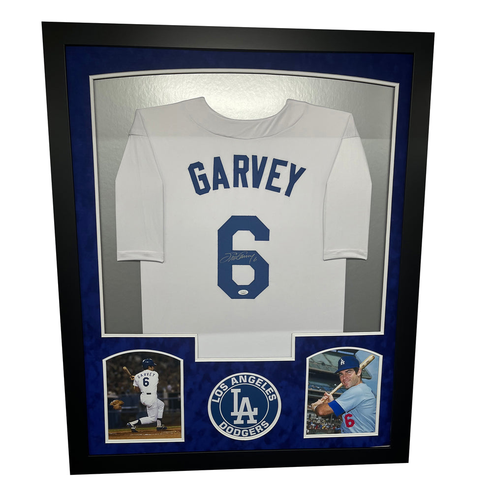 Steve Garvey Signed Los Angeles White Baseball Jersey (JSA)