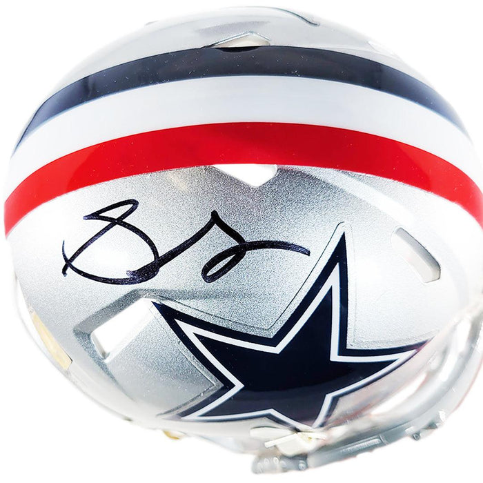 Stephon Gilmore Signed Dallas Cowboys Salute to Service Speed Mini Foo — RSA