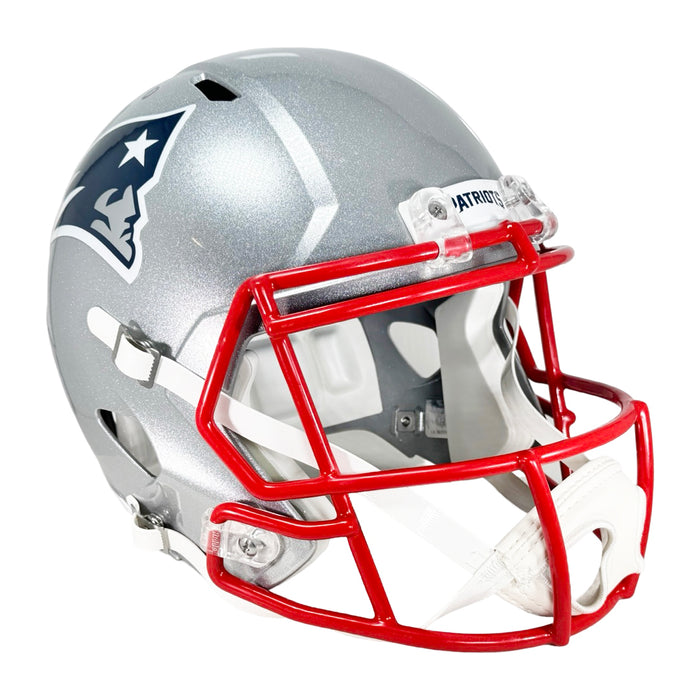 Christian Gonzalez Signed New England Patriots Speed Full-Size Replica Football Helmet (Beckett)
