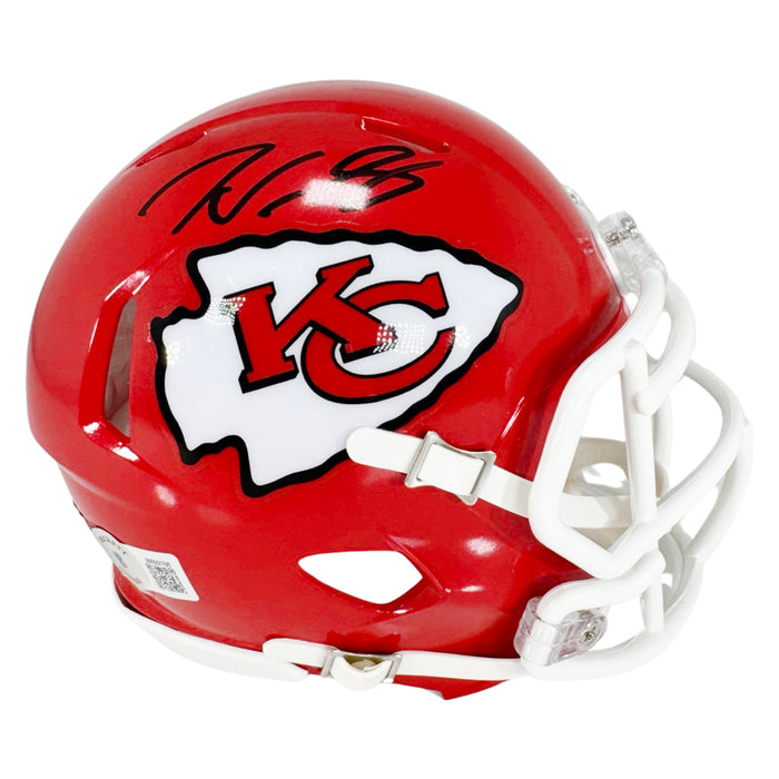 Noah Gray Signed Black Ink Kansas City Chiefs Speed Mini Football Helmet (Beckett)