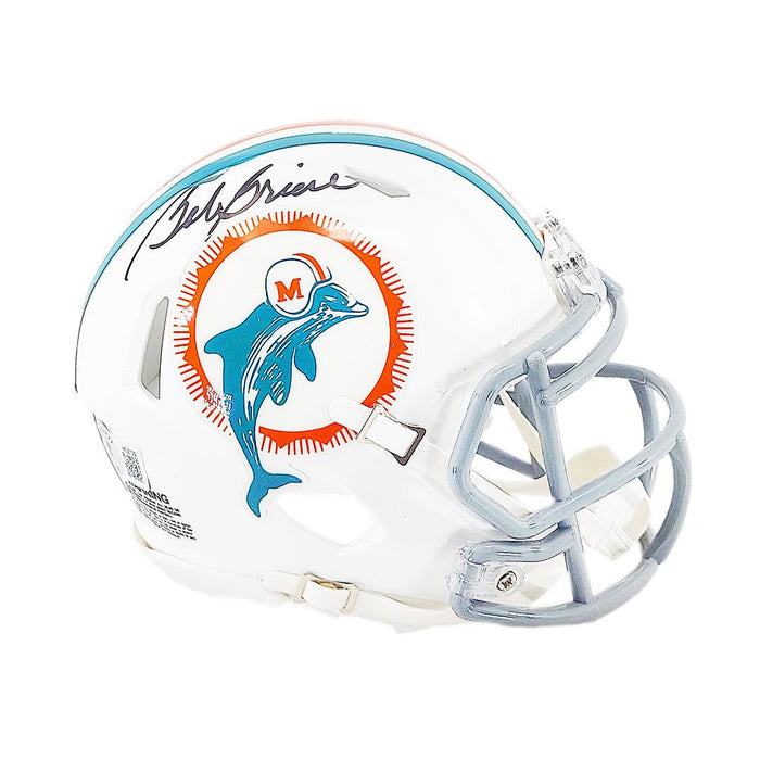 Bob Griese Signed Miami Dolphins Throwback 97-12 Speed Mini Football H — RSA