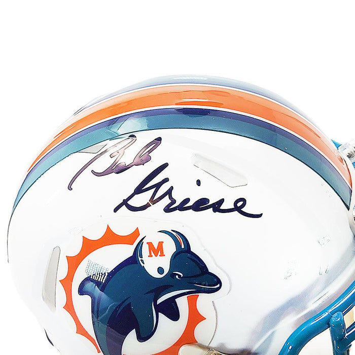 *BOB  GRIESE*SIGNED*AUTOGRAPHED*MIAMI*DOLPHINS*AUTHENTIC*MINI*HELMET*NFL*FOOTBALL