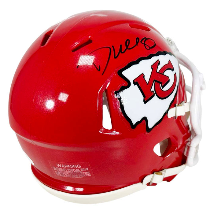 Dante Hall Signed Kansas City Chiefs Speed Mini Football Helmet (JSA)