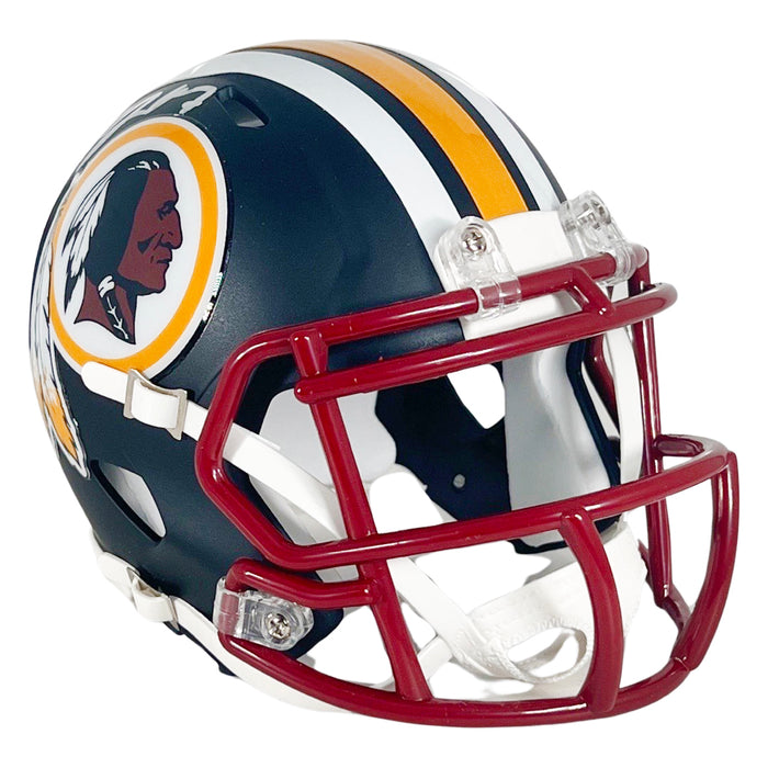 Dwayne Haskins Jr Signed Washington Redskins Flat Black Speed Mini Football Helmet (Beckett)