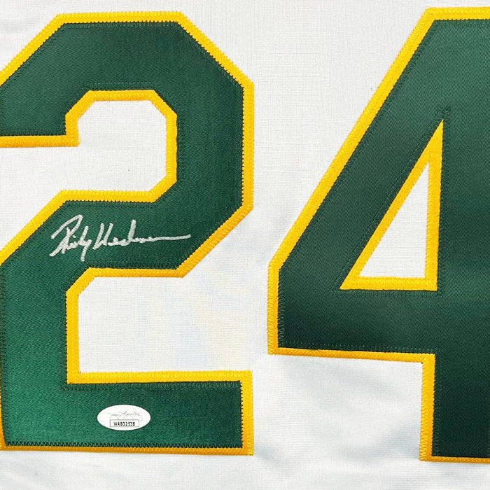 Rickey Henderson Autographed Jersey