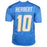 Justin Herbert Unsigned Los Angeles Light Blue Football Jersey