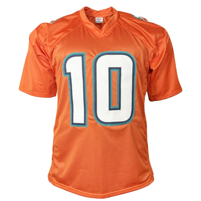 Tyreek Hill Signed Miami Orange Football Jersey (Beckett)