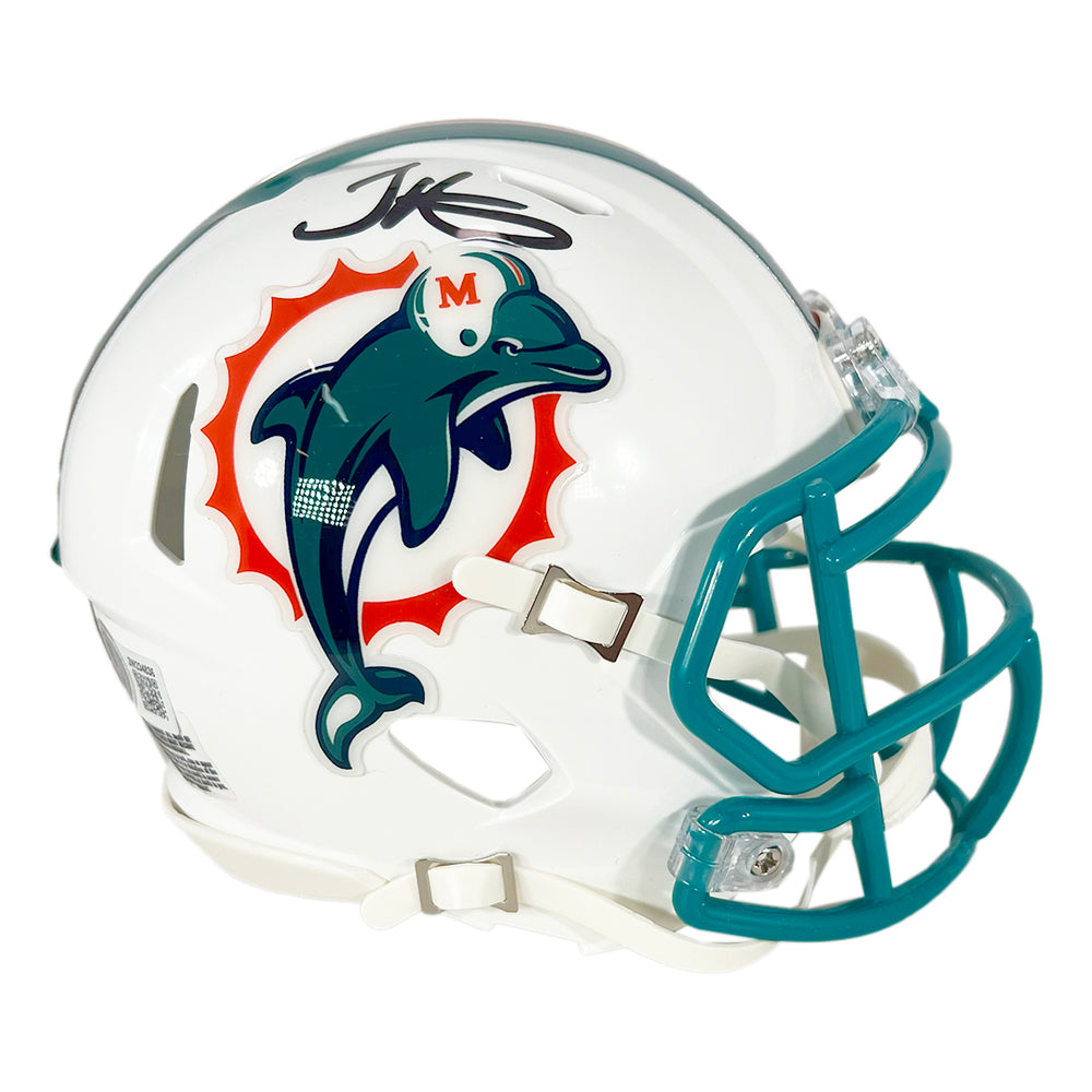 Tyreek Hill Signed Miami Dolphins Throwback 97-12 Speed Mini Football Helmet (Beckett)