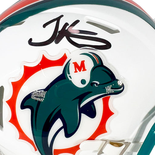 Tyreek Hill Signed Miami Dolphins Throwback 97-12 Speed Mini Football Helmet (Beckett)